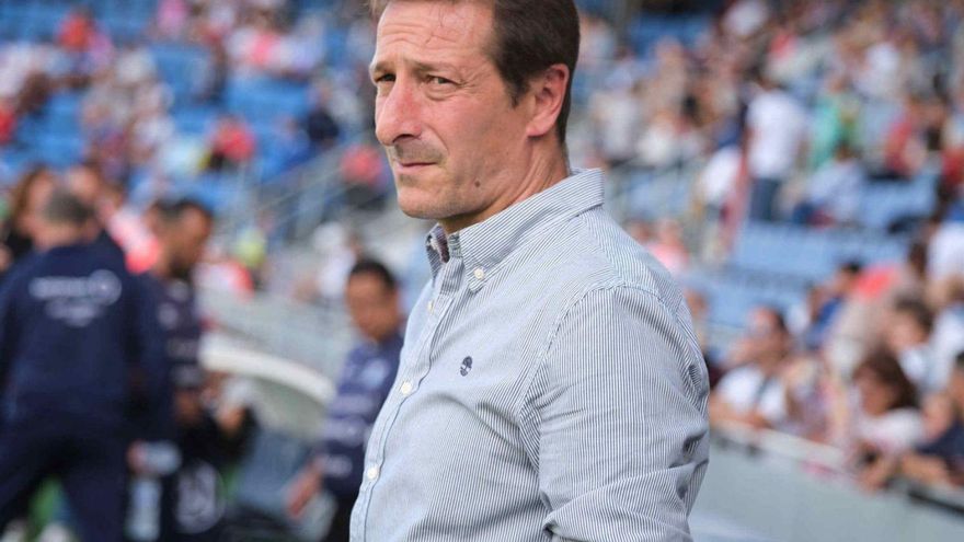 Luis Miguel Ramis, ayer, antes del partido. | | CARSTEN W. LAURITSEN
