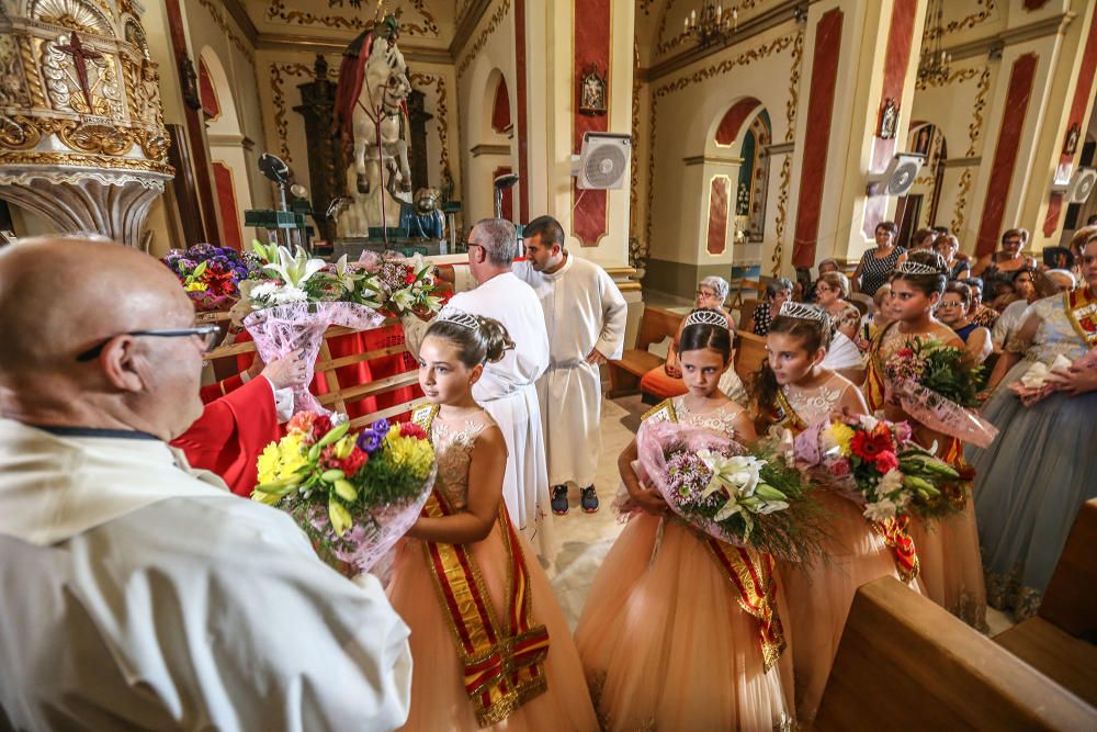 Ofrenda de flores, procesión y «patatá» en Benijófar