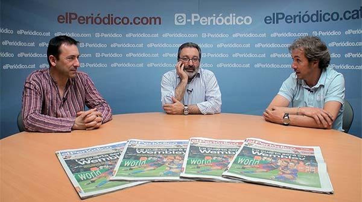 Emilio Pérez de Rozas, David Torras i Joan Domènech debaten sobre els quatre clàssics.