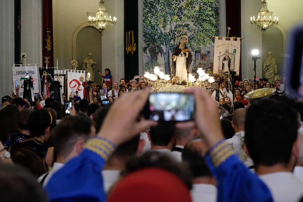 Traslado del santo en los Moros y Cristianos de Elda