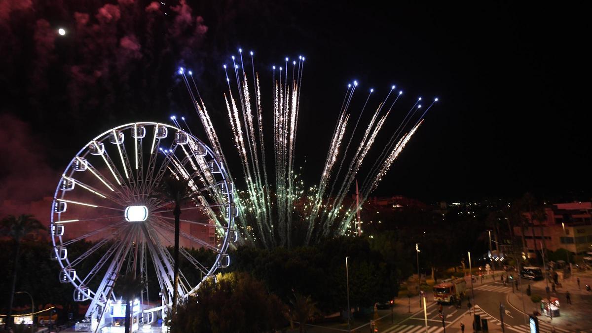 Inauguración de la gran noria panorámica en una edición anterior.
