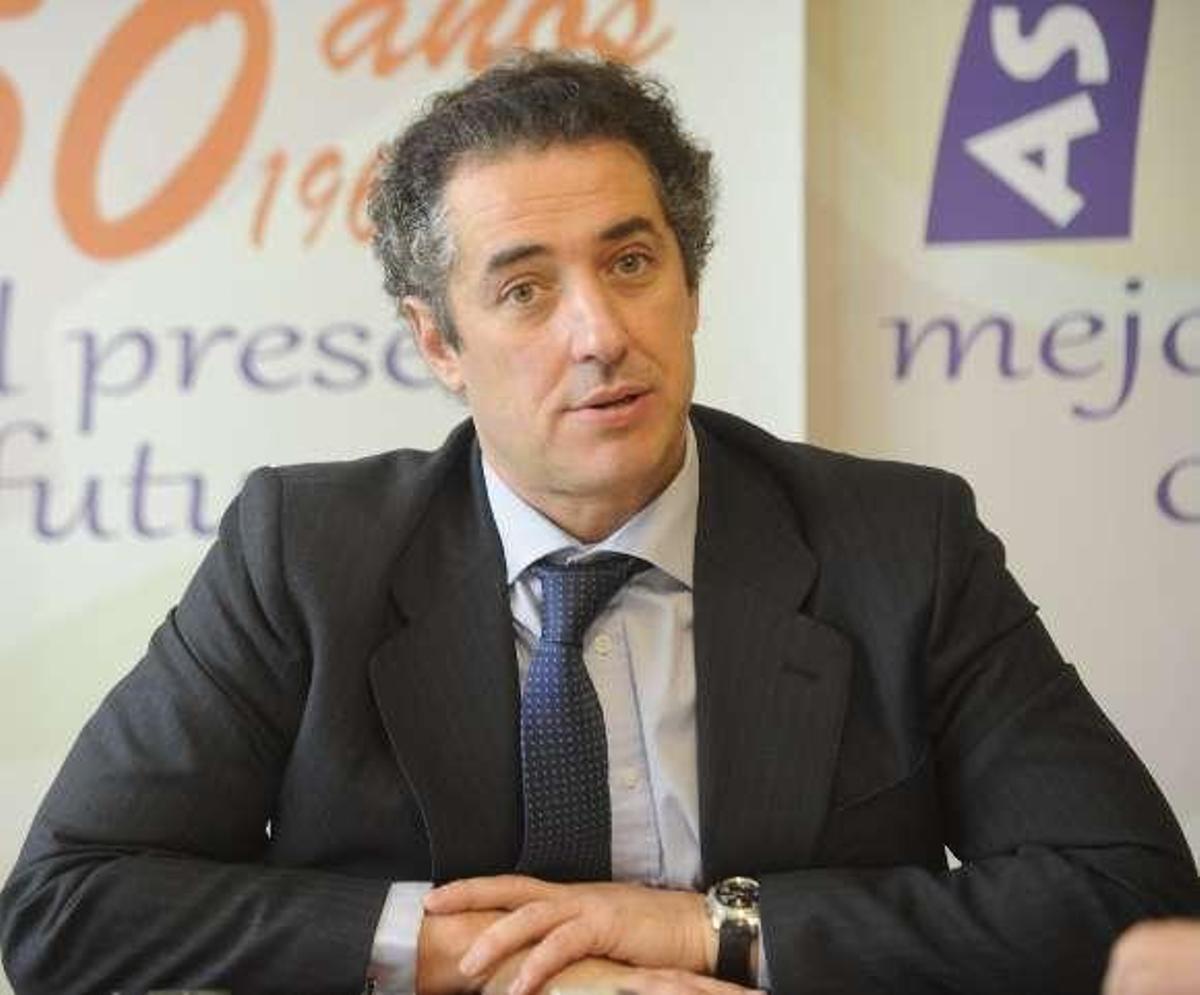 Álvaro Martínez, presidente de la asociación Aspronaga. / la opinión