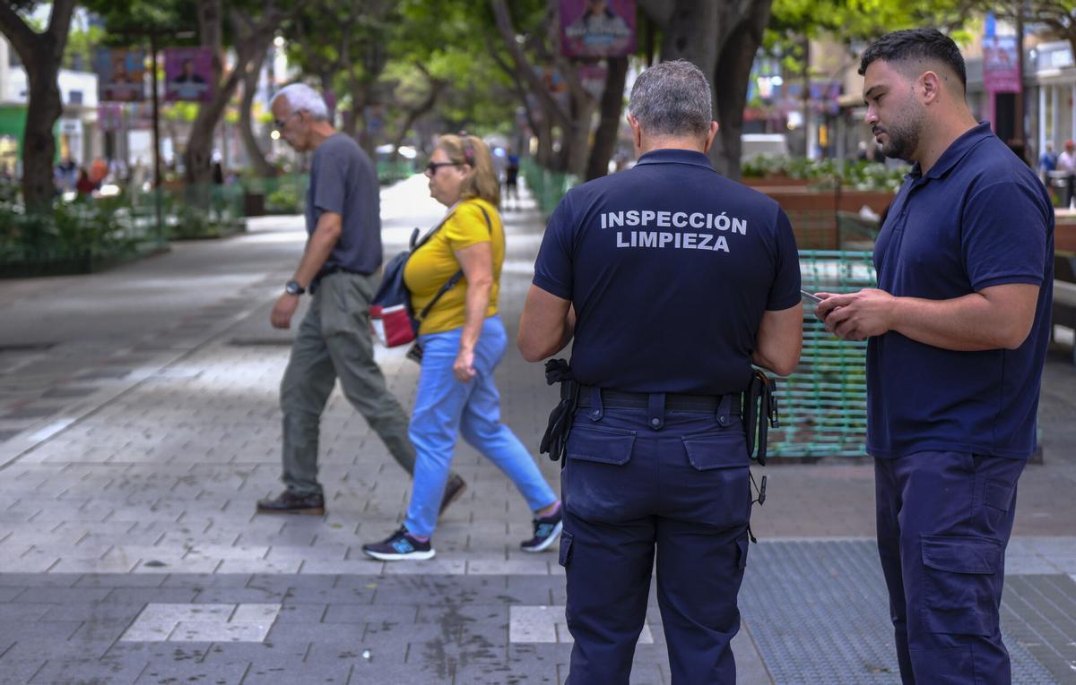 Retirada de chicles de las calles de Las Palmas de Gran Canaria