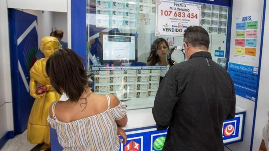 The Bonoloto leaves more than 120,000 euros in the Canary Islands