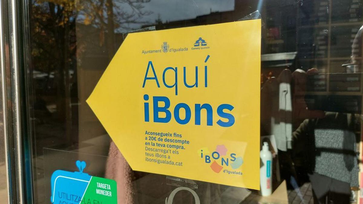 Senyalització dels comerços amb iBons | AJ IGUALADA