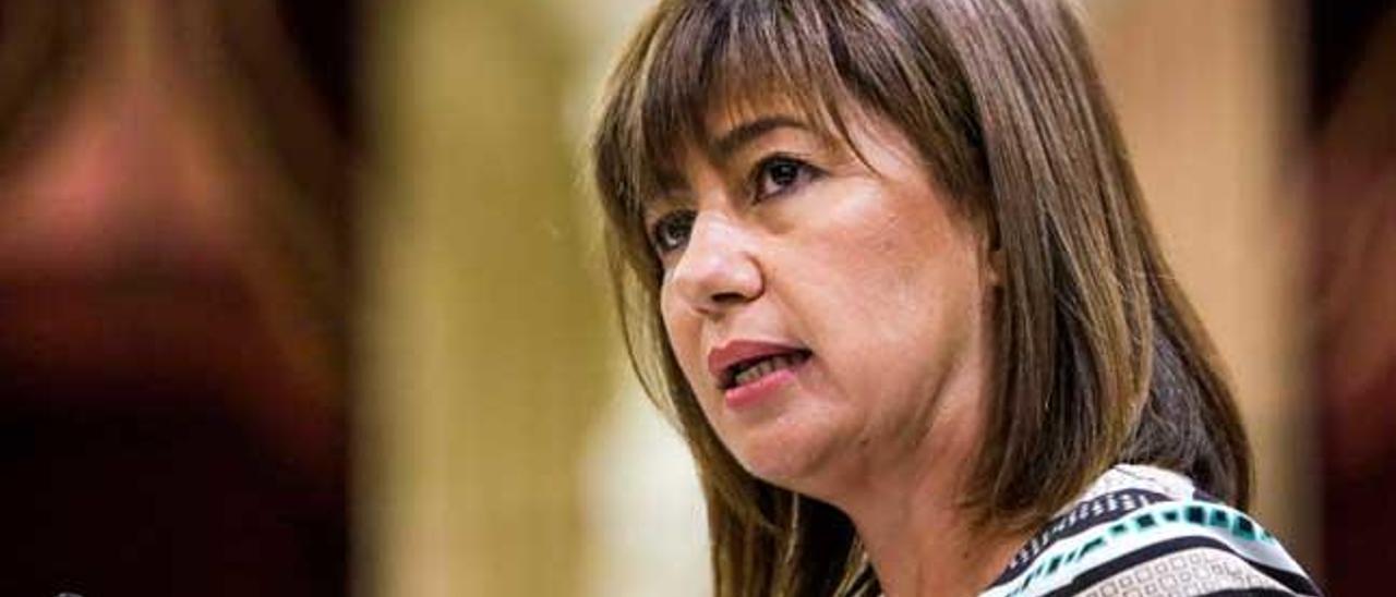 La presidenta del Govern, Francina Armengol, durante el debate de política general.