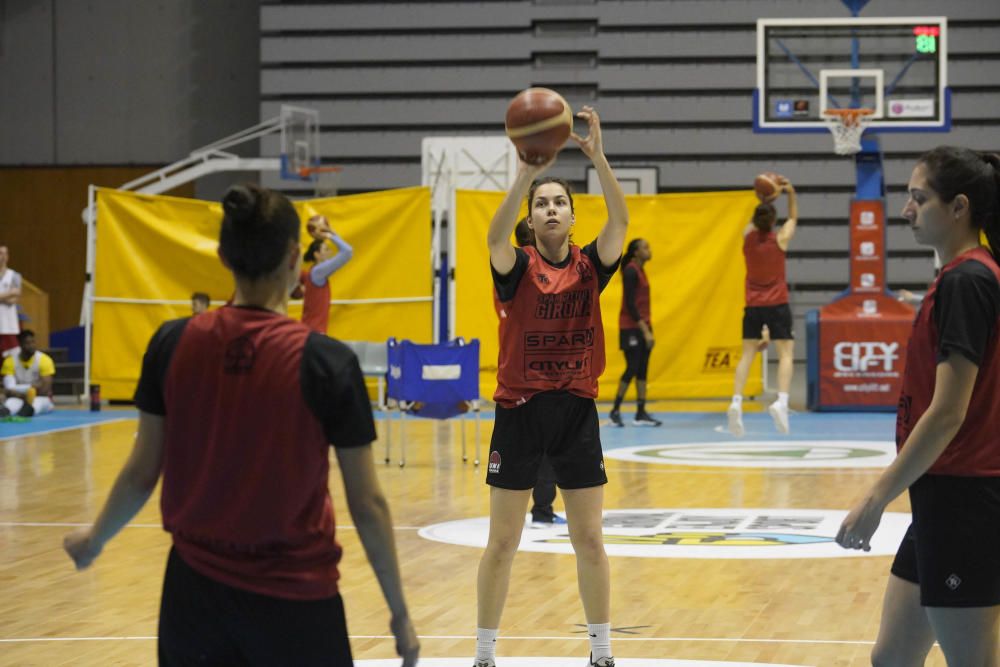 «Media Day» de l'Spar Citylift Girona abans de la Copa de la Reina