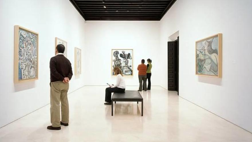 Una de las salas del Museo Picasso de Málaga.