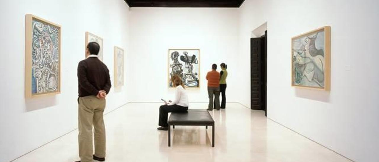 Una de las salas del Museo Picasso de Málaga.