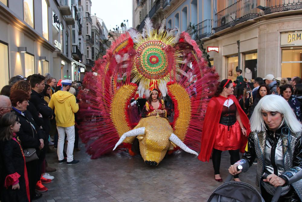 Sábado de carnaval en Málaga