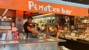 Pinotxo bar, un lugar típico de Barcelona.