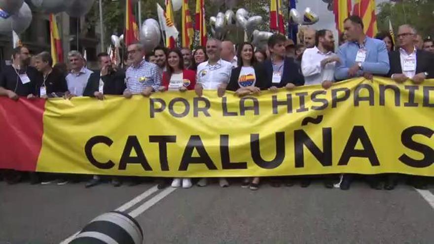 L'unionisme aplega 10.000 persones a Barcelona