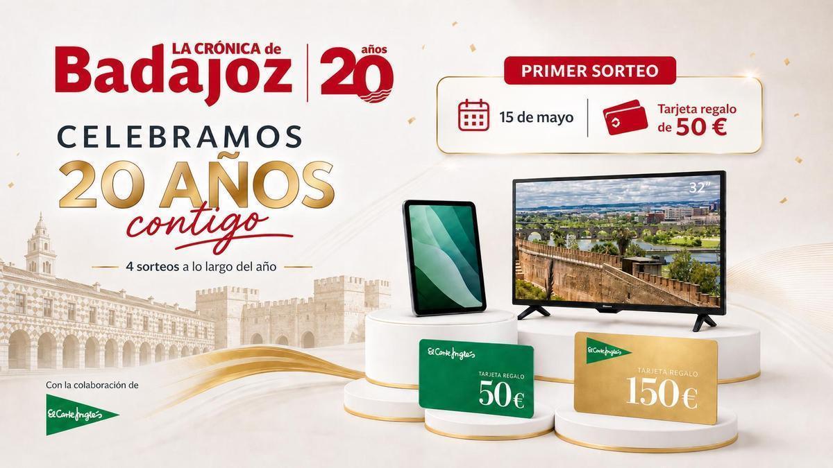 Celebra con nosotros el 20 aniversario de La Crónica de Badajoz