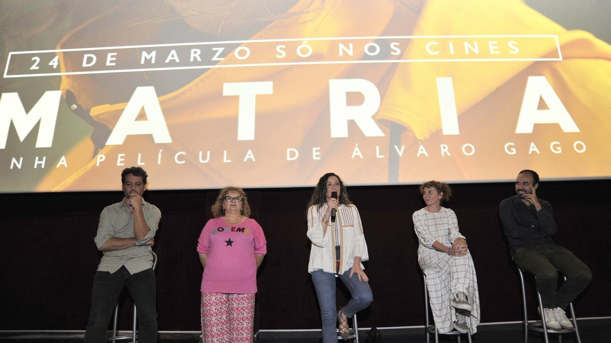 Froiz, Iglesias, Blanco, Vázquez y Gago en la presentación del pase.