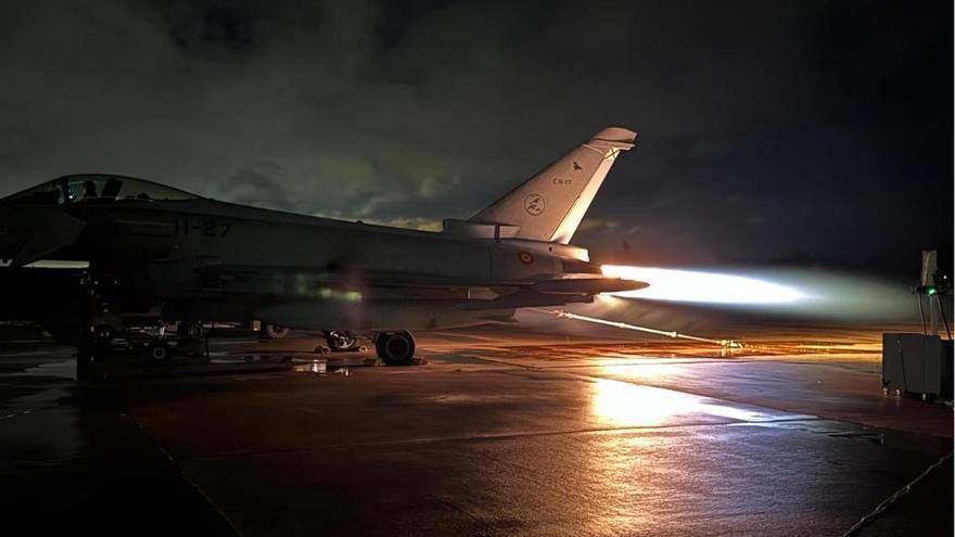 El Ejército del Aire prueba combustible verde para sus cazas