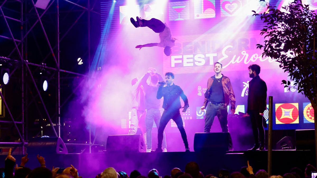 Las imágenes de la fiesta Euroclub del Benidorm Fest en el Tecnohito