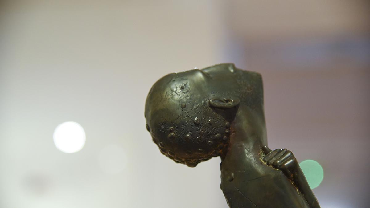 L’«Astrònom» de bronze es pot veure en una sala del museu tarragoní