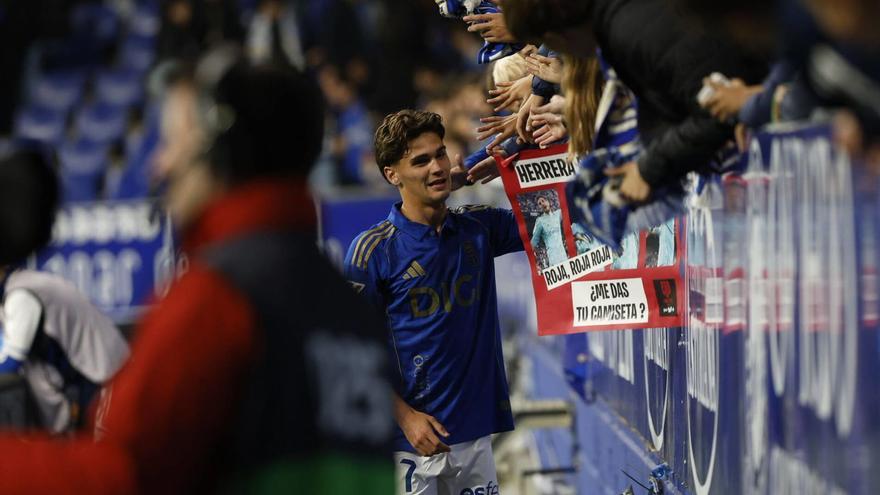 Pablo Agudín, centrocampista del Real Oviedo, cedido al Sant Andreu
