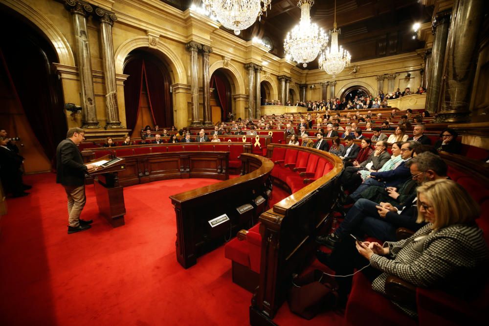 Ple del Parlament de Catalunya