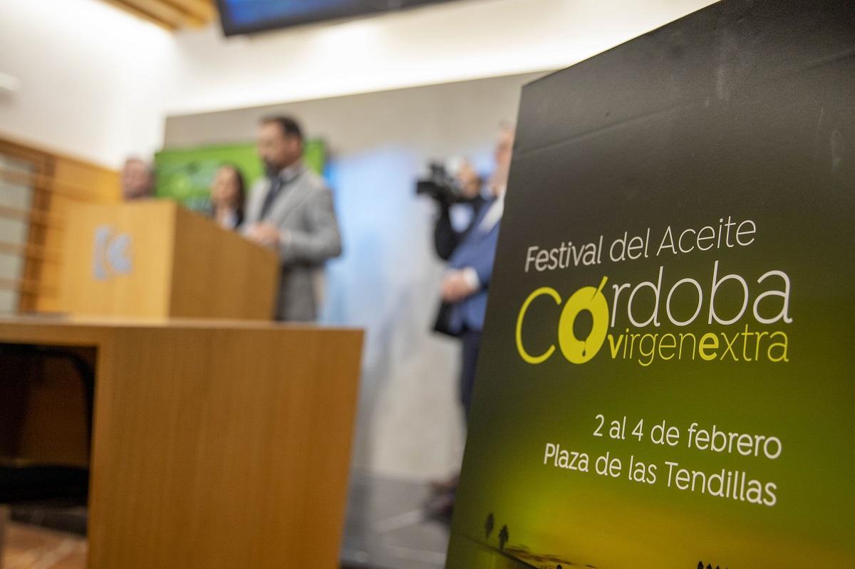 Presentación en la Diputación del primer Festival del Aceite Córdoba Virgen Extra.
