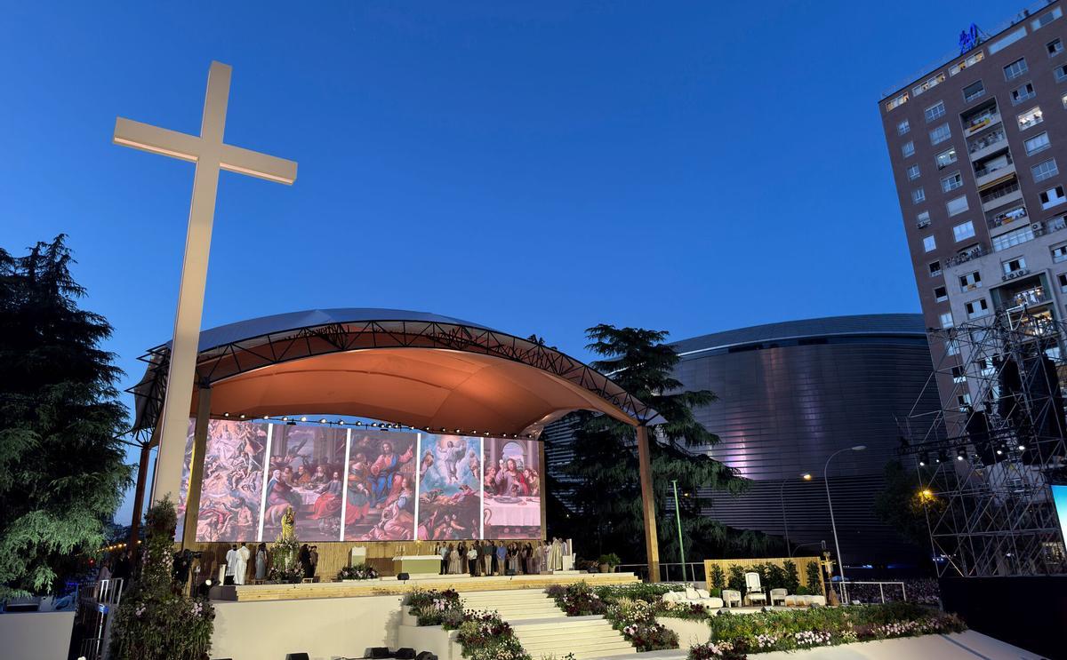 El Papa León XIV en la Plaza de Lima