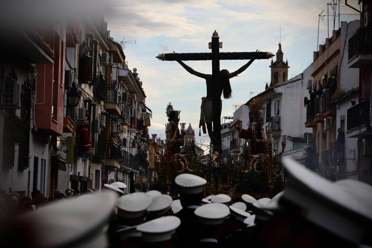 El Cristo de Gracia, en una imagen de la Semana Santa 2025.