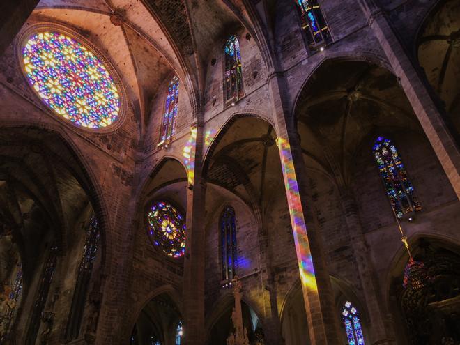 Los espectáculos de luces y colores de la Catedral de Mallorca