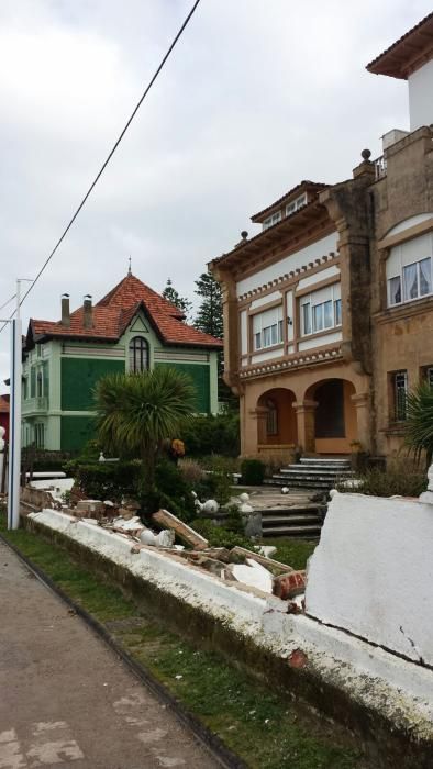 Temporal en Ribadesella