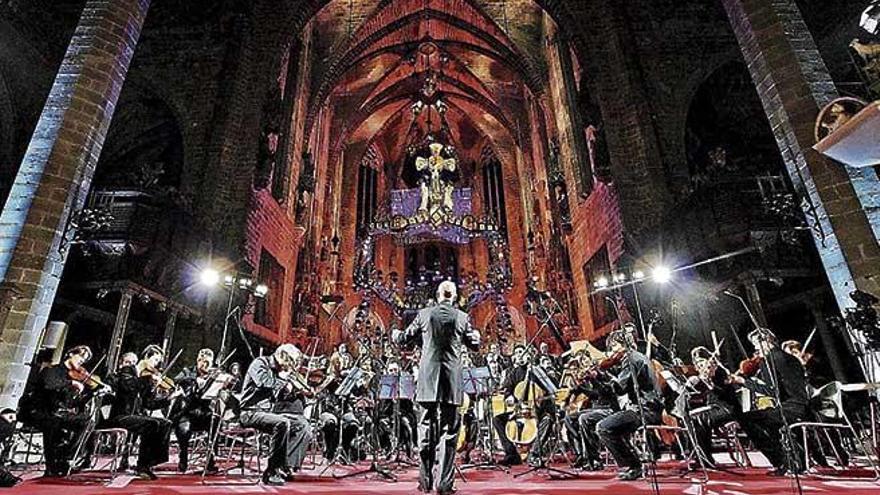 &#039;El MesÃ­as&#039; participativo de Haendel se ha celebrado en distintos escenarios, como la Seu (en la imagen), el Auditorium o Sant Francesc.