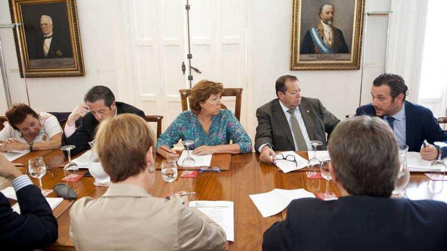 Reunión de ayer de la junta de Gobierno local.