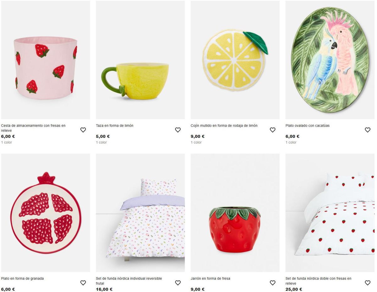 Artículos de Primark.