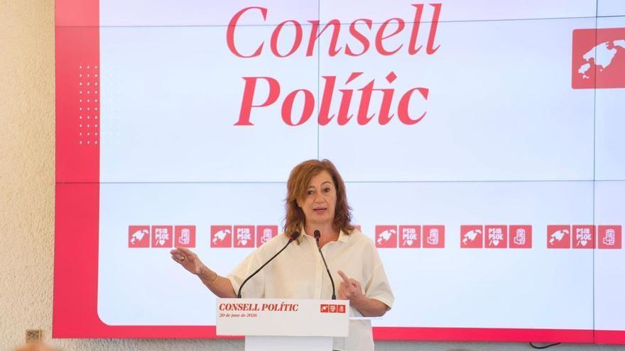 Francina Armengol cierra un ciclo en la política balear: "No repetiré como candidata del PSOE al Govern"