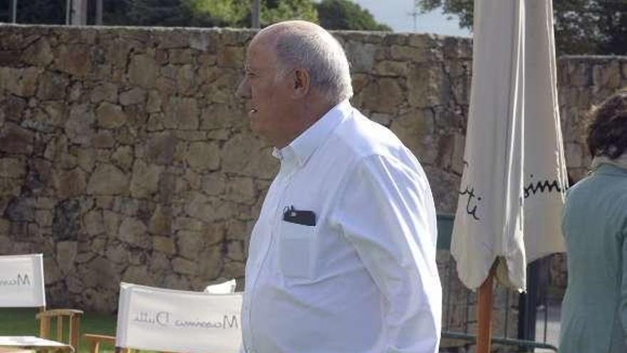 Amancio Ortega, en Casas Novas.