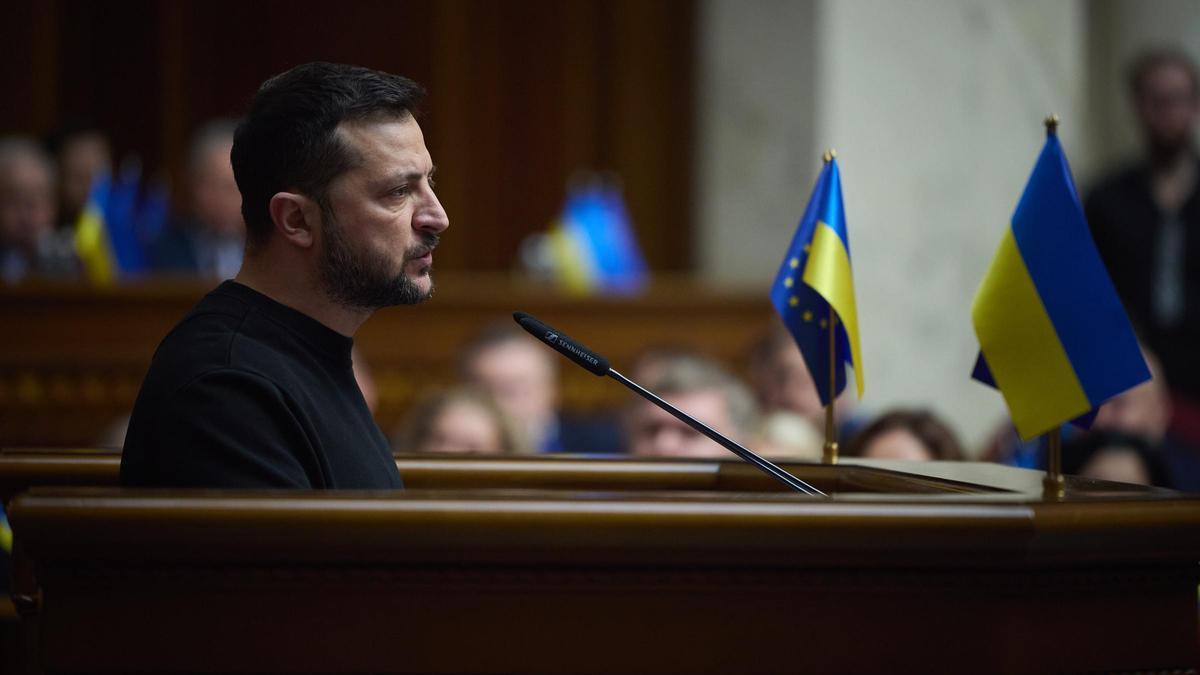 Zelenski al PE tras mil días de guerra: "Juntos hemos logrado mucho, tenemos que hacer más"