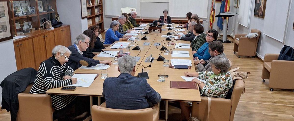 Reunión del Pleno del Consell Valencià de Cultura este año. | ARCHIVO CVC