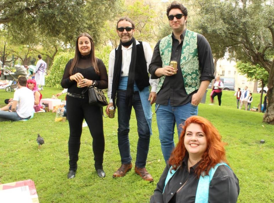 Ambiente en el Jardín de la Seda durante el Bando de la Huerta