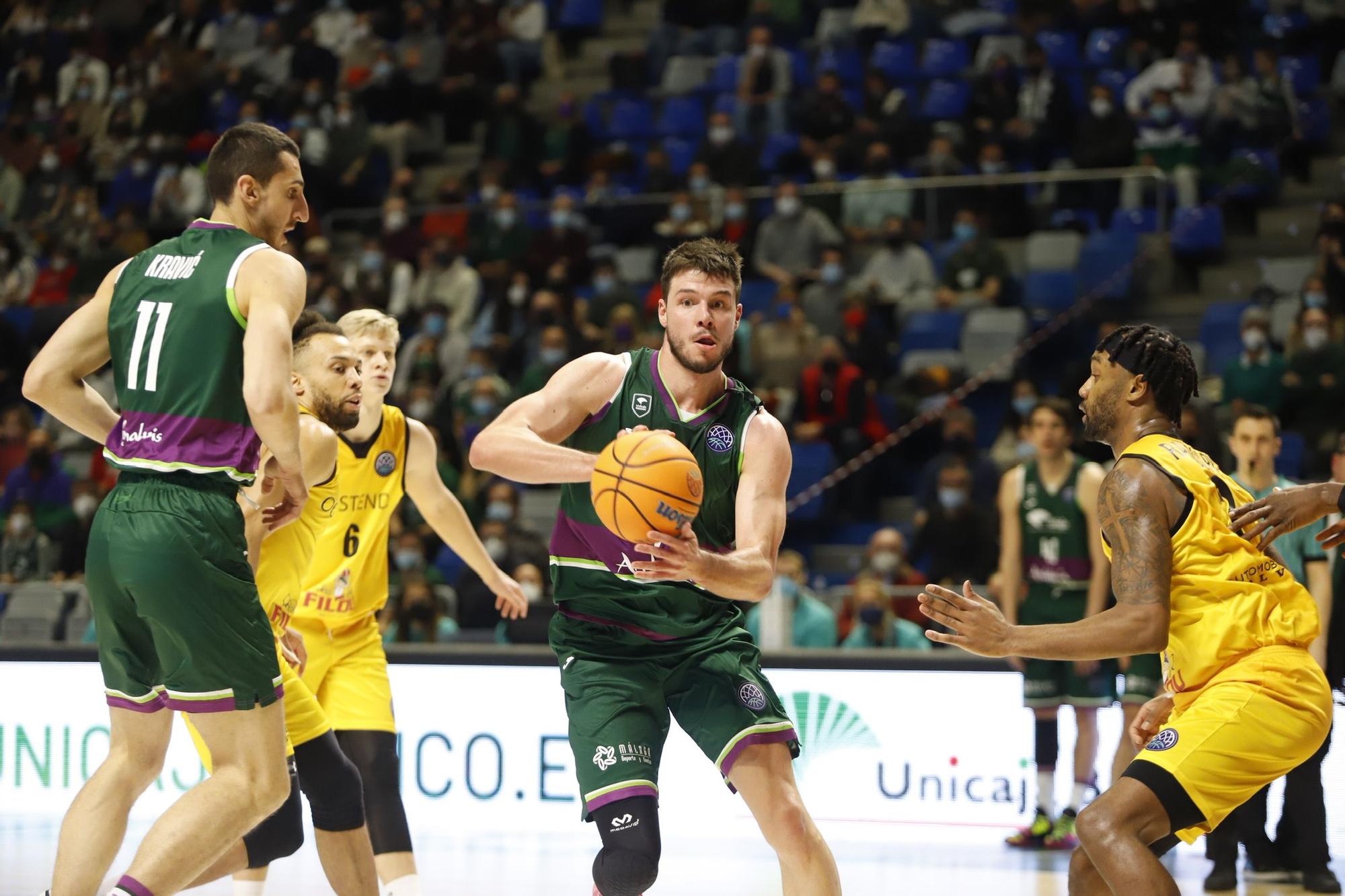 Las imágenes del Unicaja - Filou Oostende de la BCL