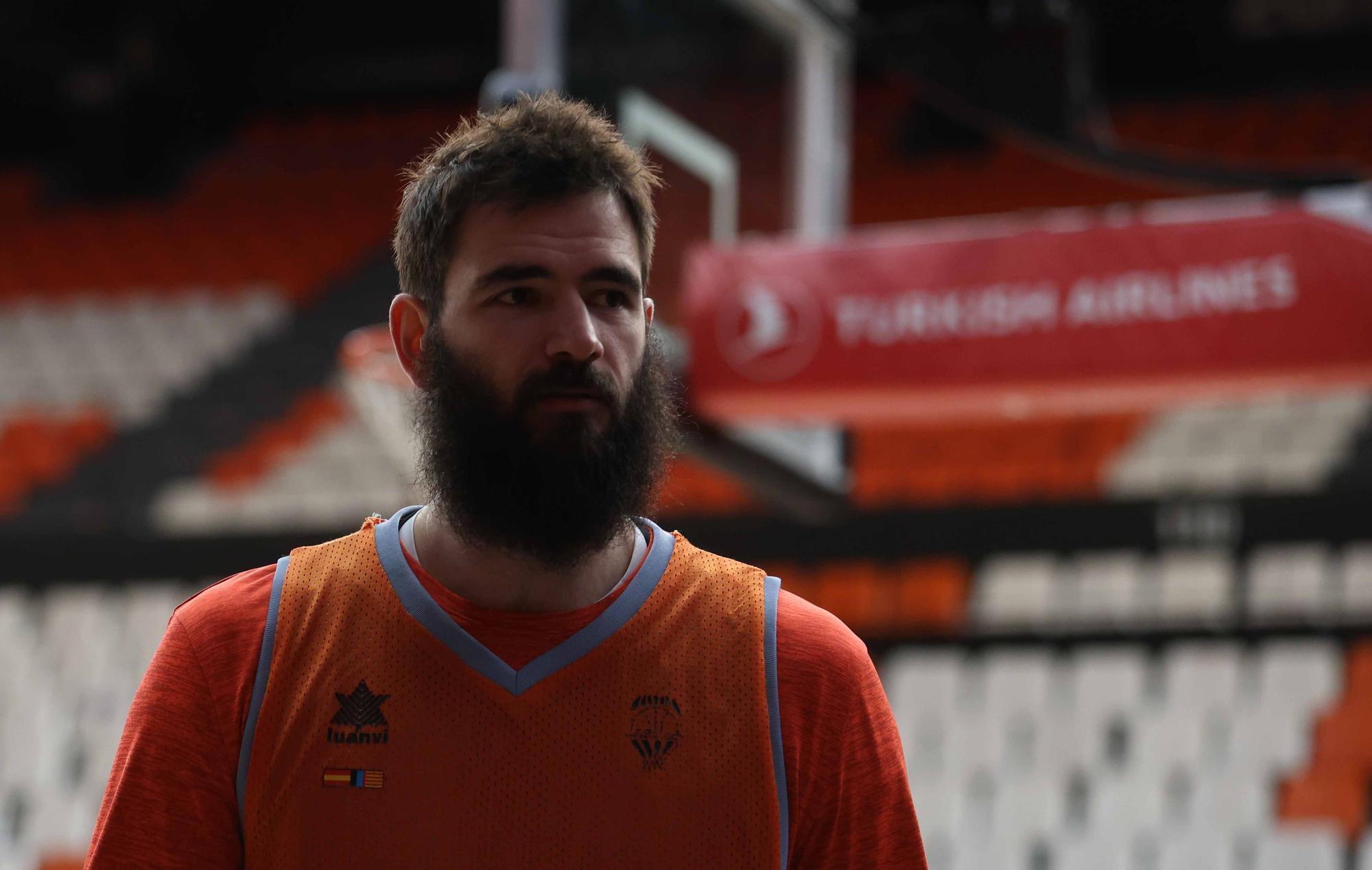 Entrenamiento previo al partido de Euroleague frente al Anadolu Efes Istanbul