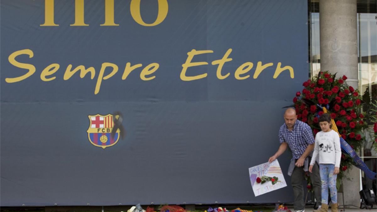 El FC Barcelona despidió a Tito Vilanova con todos los honores hace dos años. Siempre eterno...