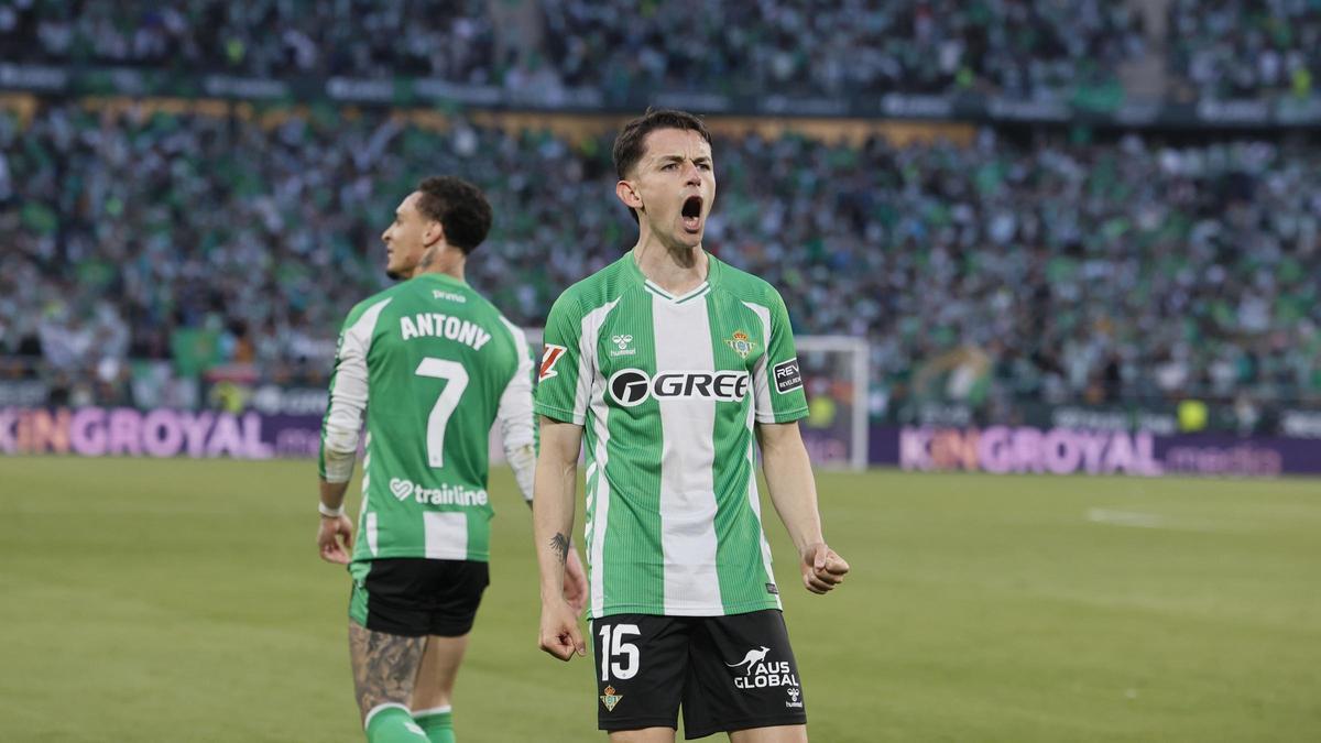 Gol de Álvaro Fidalgo contra el Sevilla FC