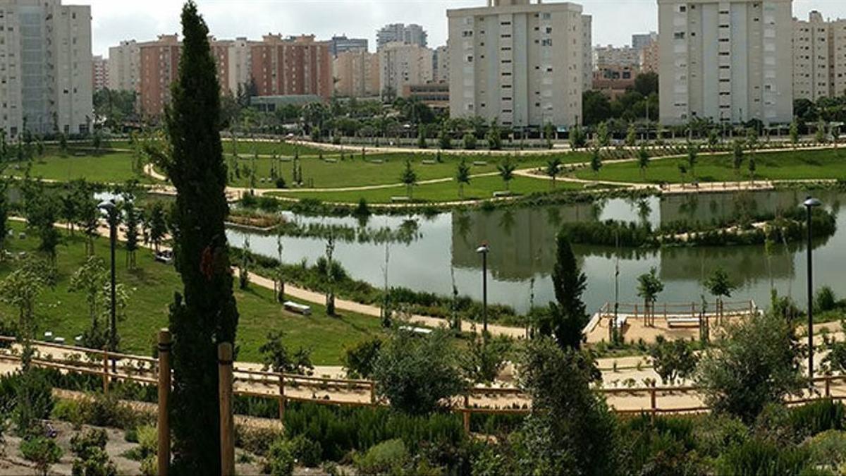 Parque urbano de La Marjal, en Alicante