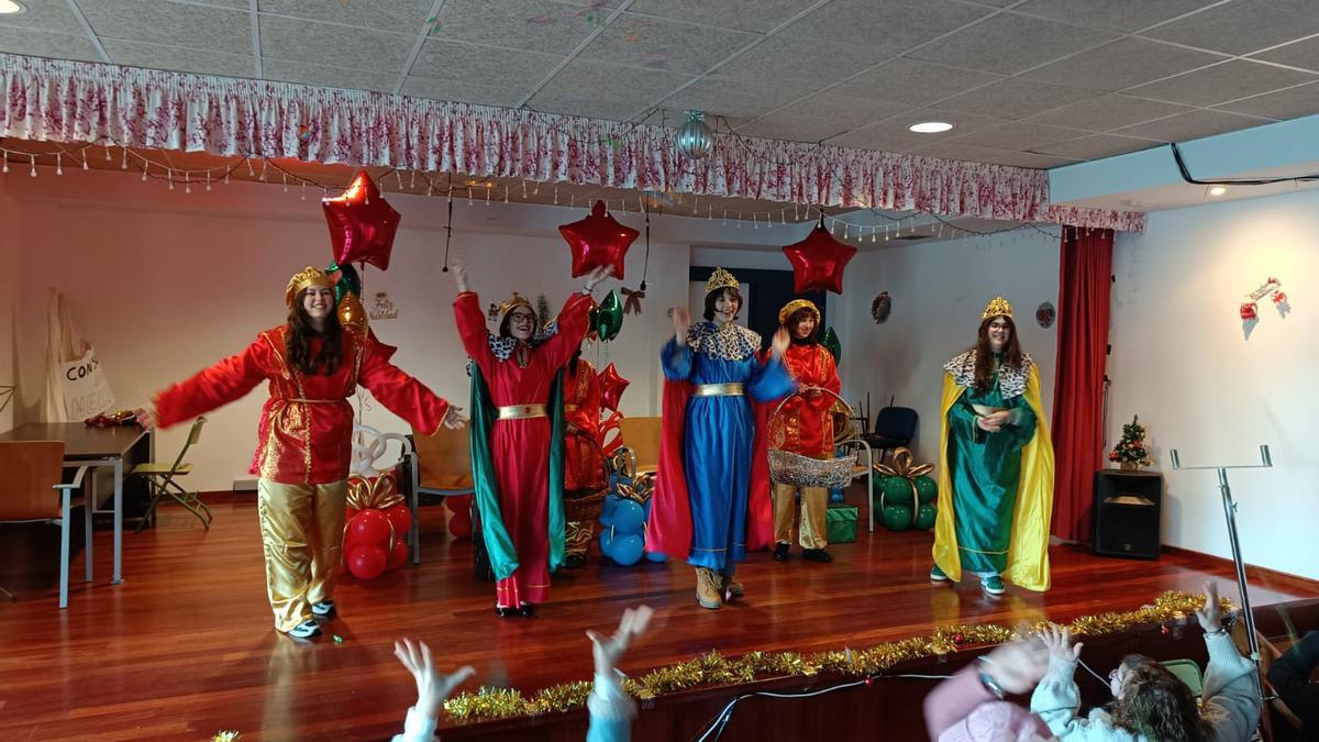 Las Reinas Magas, este domingo en Boiro.