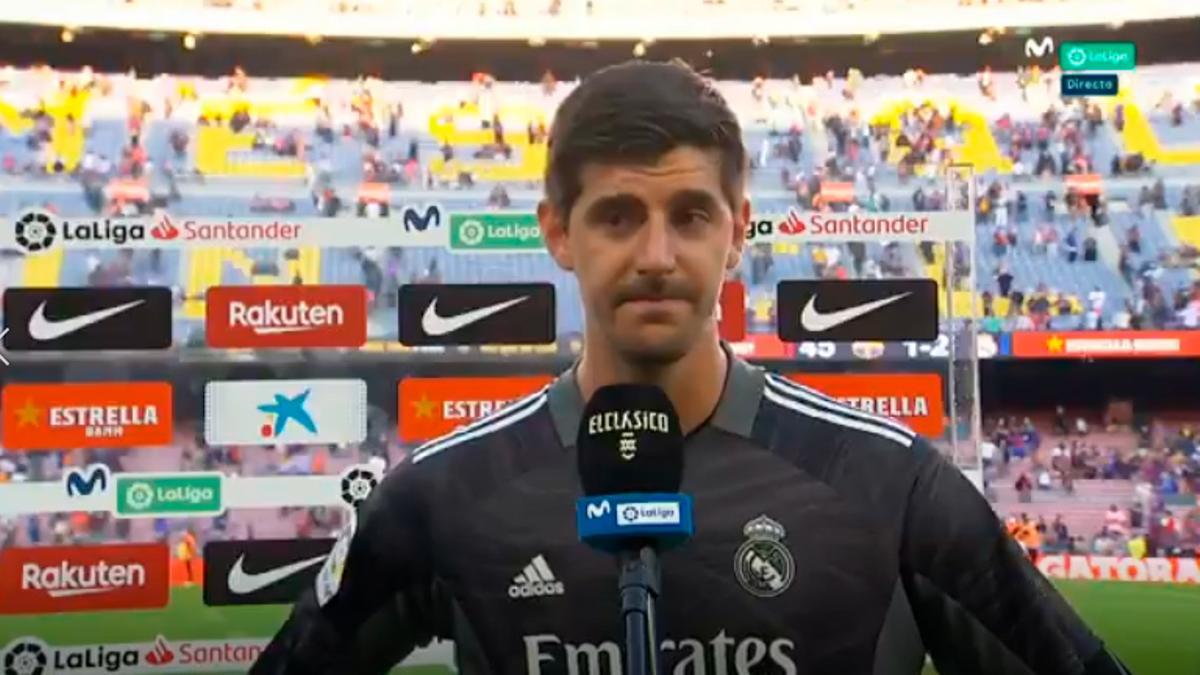 Courtois: Otro Clásico ganado, pero el Barça siempre va a estar ahí