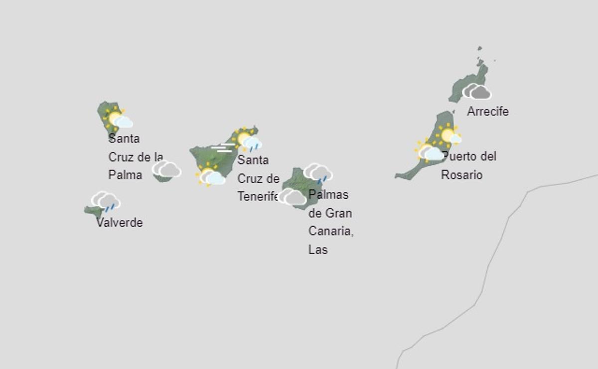 Pronóstico de la AEMET para este martes