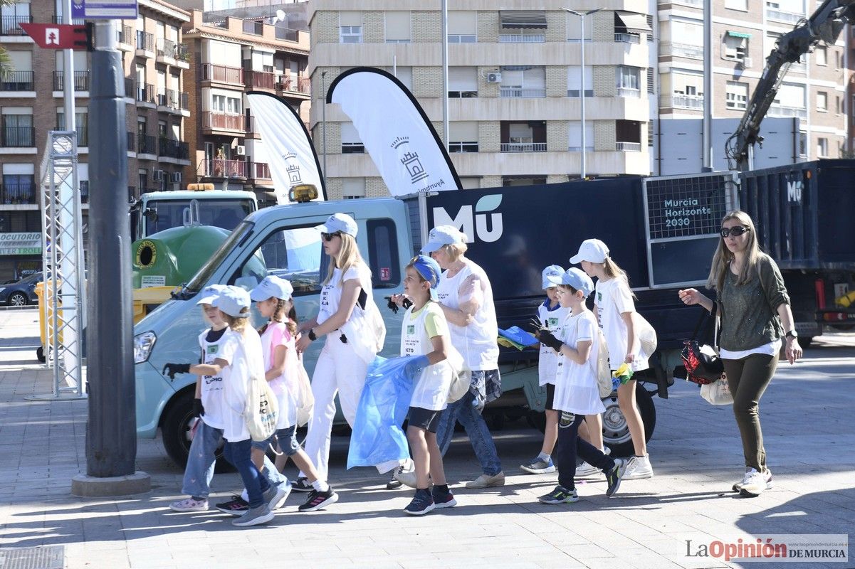 Todas las imágenes del reto de limpieza del río Segura en Murcia