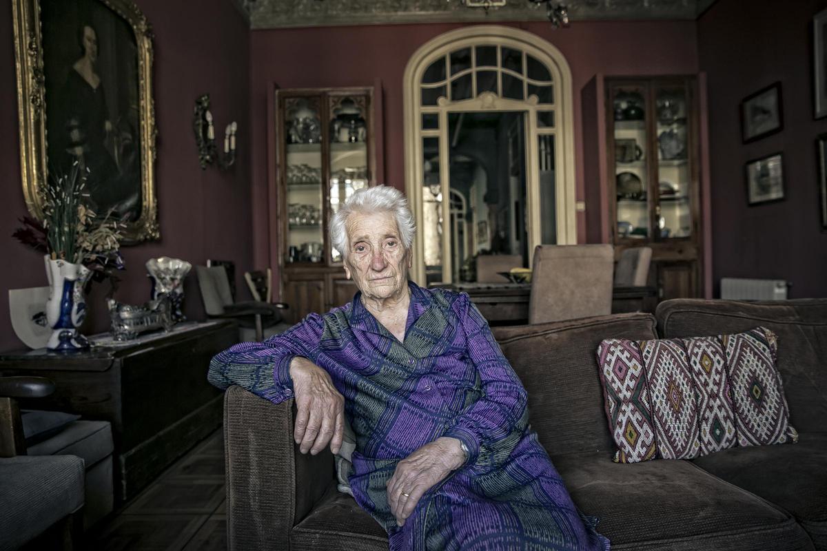 BARCELONA 2016 /06/09 Barcelona Xita Sugrañes, filla de l’arquitecte Domènec Sugrañes ( Domènec Sugrañes i Gras, també escrit Domènech Sugranyes) , col.laborador de GaudiFotografia de JOAN CORTADELLAS