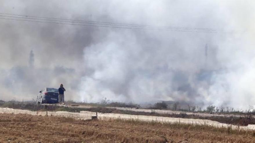 València recogerá el grueso de la paja del arroz al poder quemar sólo 6 «tancats»