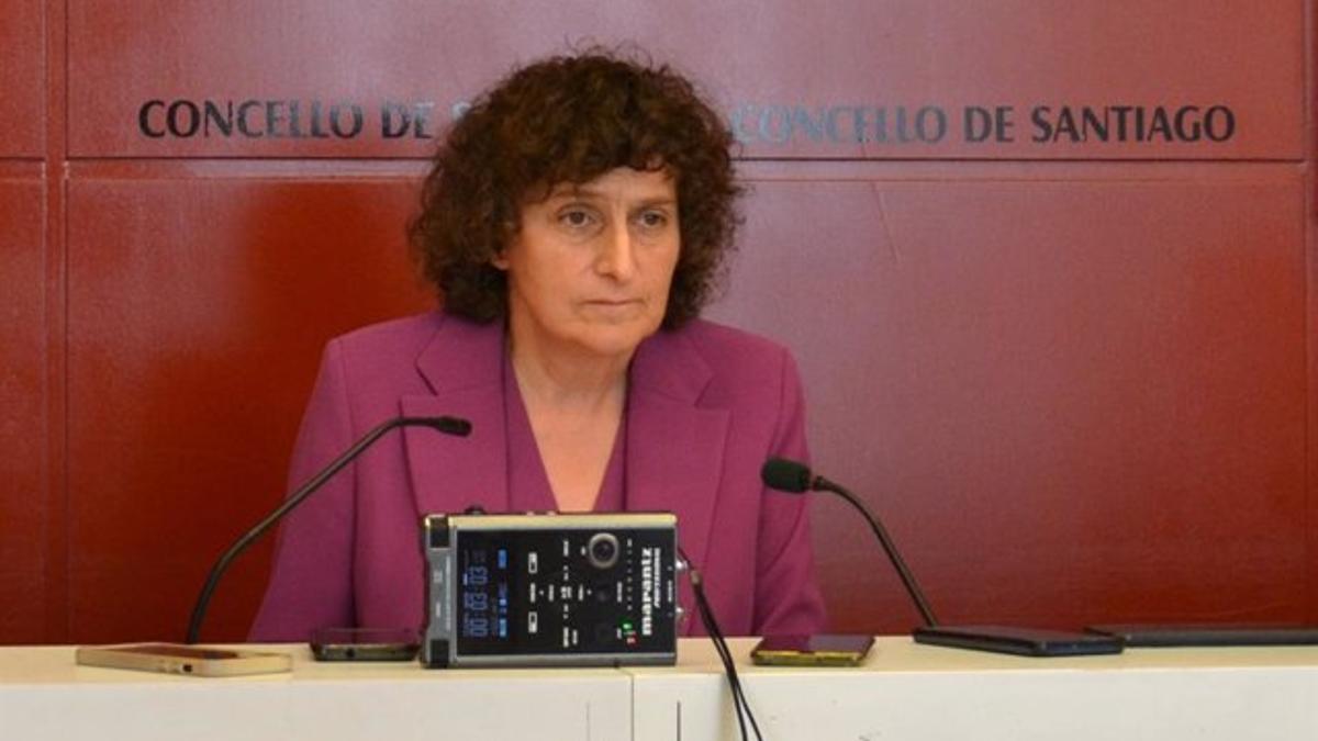 Goretti Sanmartín, alcaldesa de Santiago.