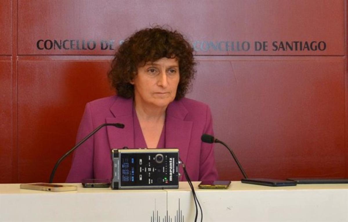 Goretti Sanmartín, alcaldesa de Santiago.