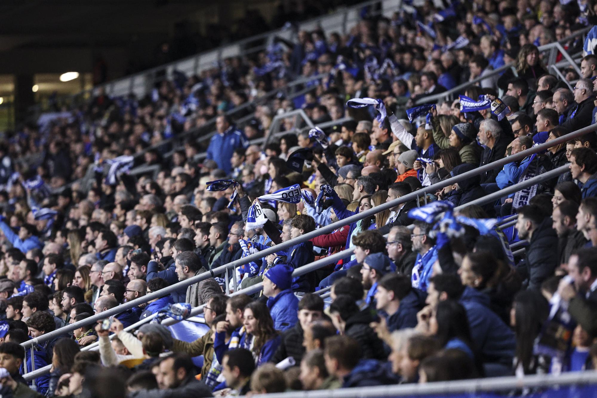 En imágenes: así fue el duelo copero entre el Real Oviedo y el Atlético de Madrid